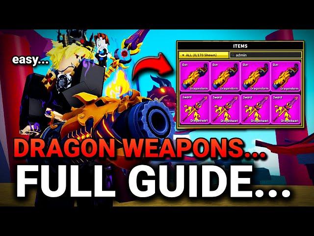 NEW DRAGON WEAPONS NPC FULL GUIDE | DRACO RACE OBTAINED!! | Blox Fruits...