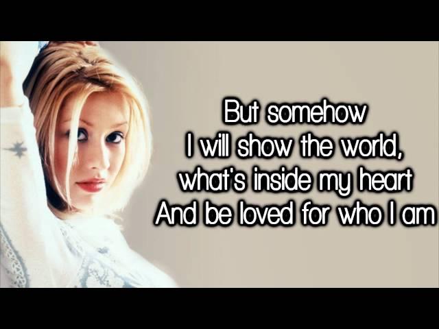 Christina Aguilera - Reflection (Lyrics) HD