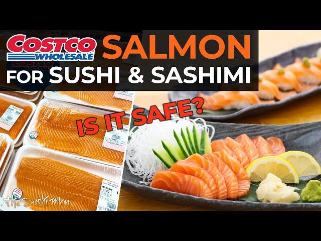 How to Prepare COSTCO SALMON for Sushi and Sashimi with The Sushi Man