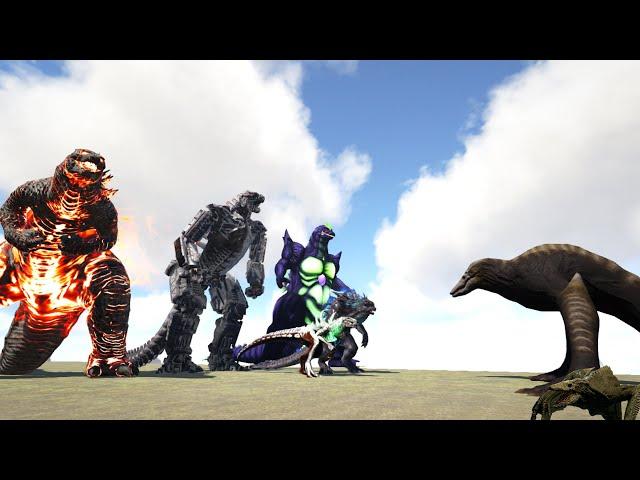 Skull Crawler vs Team Godzilla | Ark Battle