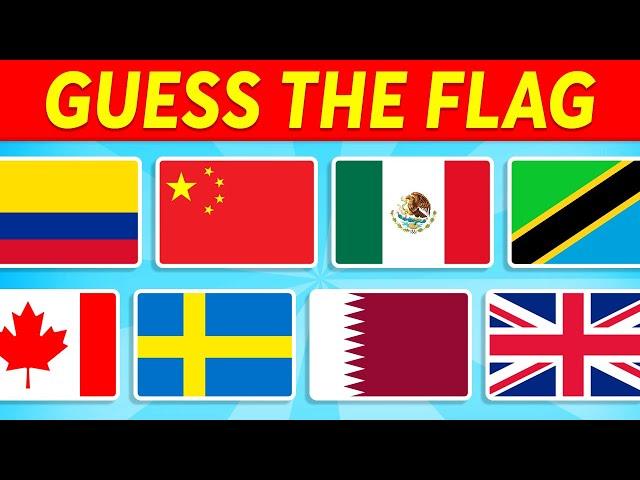 Guess the Country by the Flag Quiz  Easy, Medium, Hard, Impossible