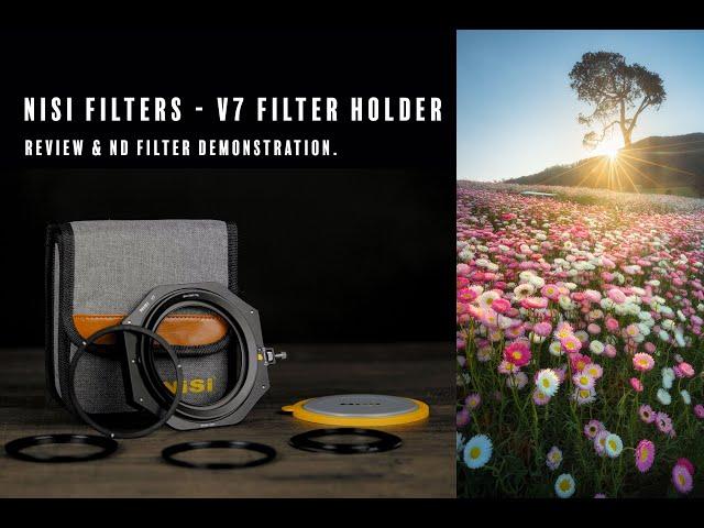 Nisi Filters V7 Filter Holder - REVIEW and ND FILTER DEMONSTRATION.