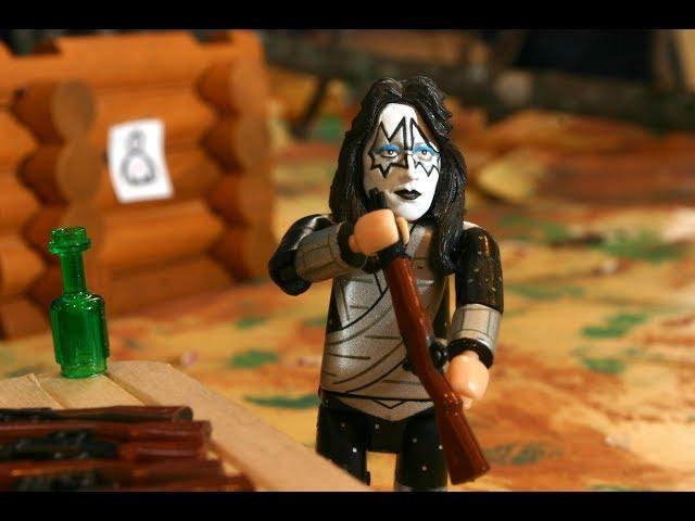 Animated Ace Frehley Shoots Himself With An Uzi