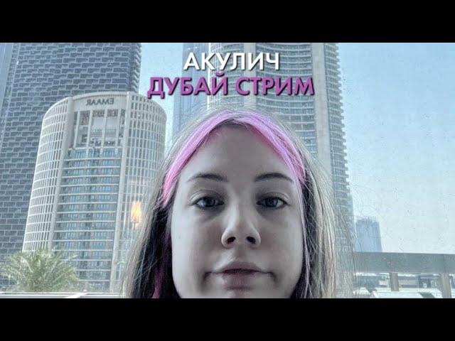 Стрим Акулич!! Дубай 2022