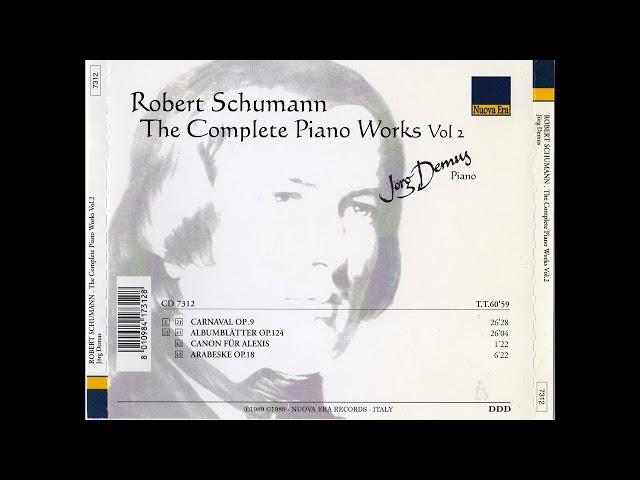 Robert Schumann Complete Piano Works (Jörg Demus) CD02