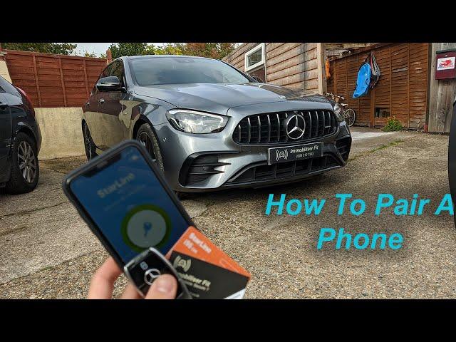 Pair A Phone, Starline i96, i96 Pro & Stealth Immobiliser | Mercedes E53 AMG Class | Immobiliser Fit