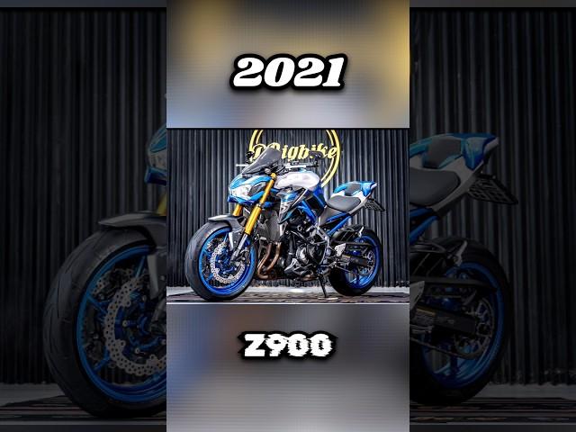 Evolution of Kawasaki Z900 (2018 ~ 2024) #shorts #virel #z900 #kawasaki #superbike