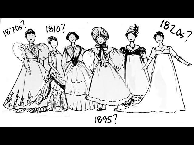 19th Century Fashion - How To Tell Different Decades Apart?