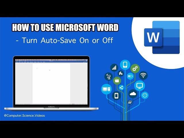 How to TURN ON or OFF Your AutoSave on Microsoft Word for Office 365 - Basic Tutorial | New