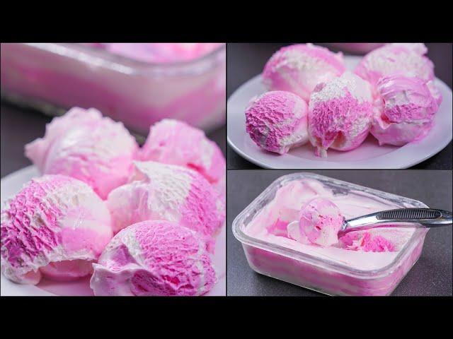 Vanilla Ice Cream Recipe | Easy Homemade Vanilla Ice Cream Recipe | Layered Vanilla Ice Cream