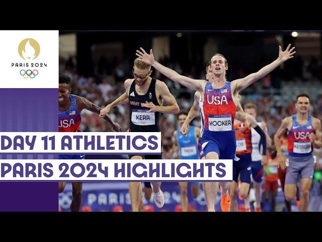 Hocker sets Olympic record, Rogers and Tentoglou win gold | #Paris2024 Highlights