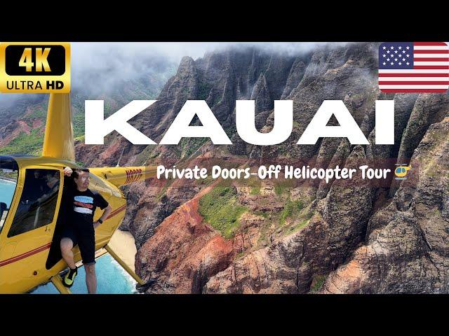 KAUAI, HAWAII - $360 Private Helicopter Tour  | Jurassic Park Falls, Waimea Canyon, Napali Coast