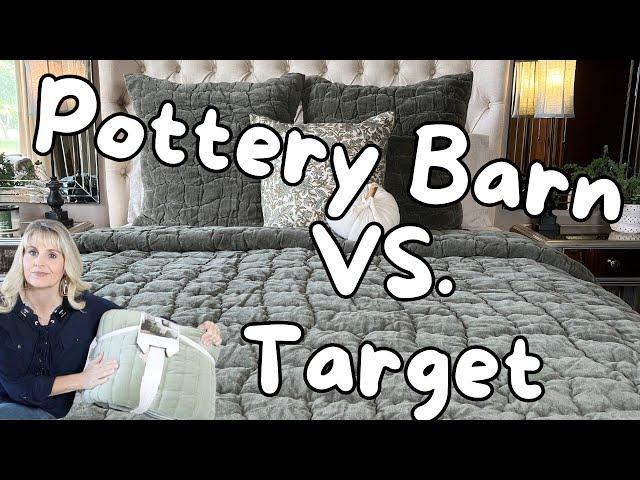 POTTERY BARN VS TARGET BEDDING