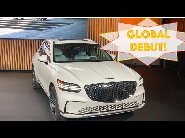 Global debut of the 2026 Genesis GV70 all-electric luxury SUV