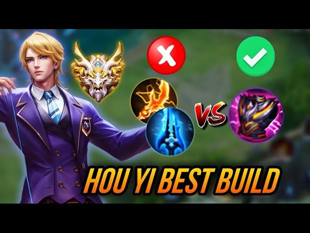 HOU YI BEST DAMAGE TANK BUILD FOR BEGINNERS| HONOR OF KINGS EPIC GRANDMASTER HOU YI BUILD AND ARCANA