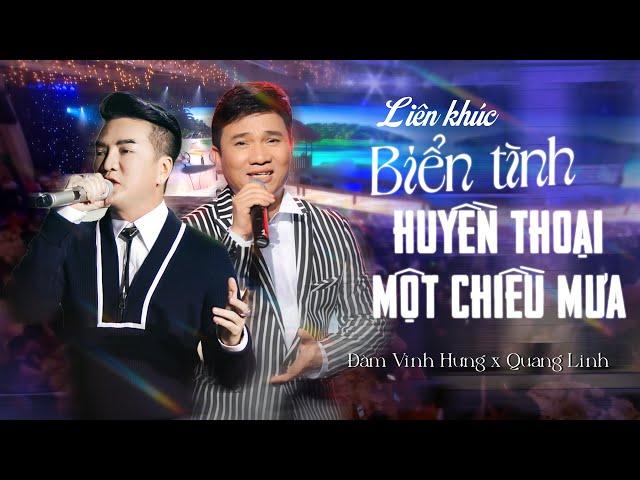 Quang Linh gây sốt khi ngẫu hứng song ca Biển tình - Huyền thoại một chiều mưa cùng Đàm Vĩnh Hưng