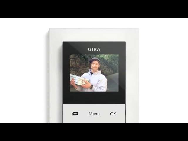 Türsprechanlage mit Video Gira Wohnungsstation Video AP Low, 480x360