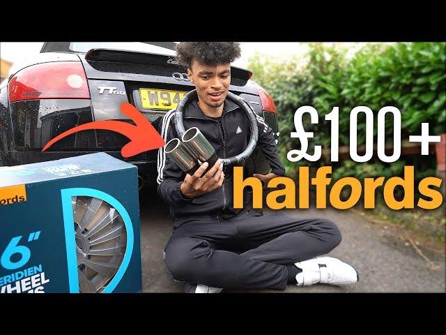 Spending £100+ on BAD Halfords CAR "MODS"...