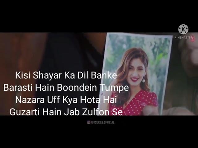 kisi Shayar Ka Dil Banke barasti Hai Jab boondein| barsaat song AG video|