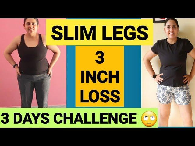 SLIM LEGS CHALLENGE | GET SLIM LEGS IN JUST 3 DAYS | 7 MINUTE WORKOUT TO LOSE THIGH FAT AT HOME