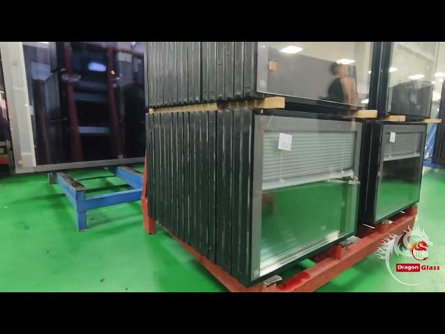 Shenzhen Dragon Glass Built-in louver insulated glass blinks insulated glass auto and manual types