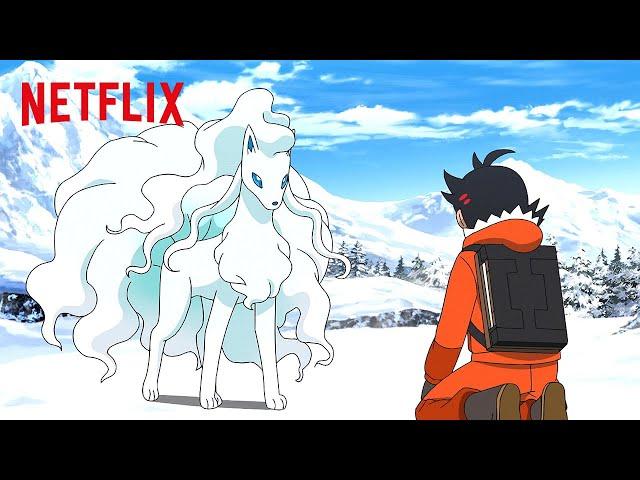 Goh’s Angry Alolan Ninetails ️ Pokémon Master Journeys | Netflix After School