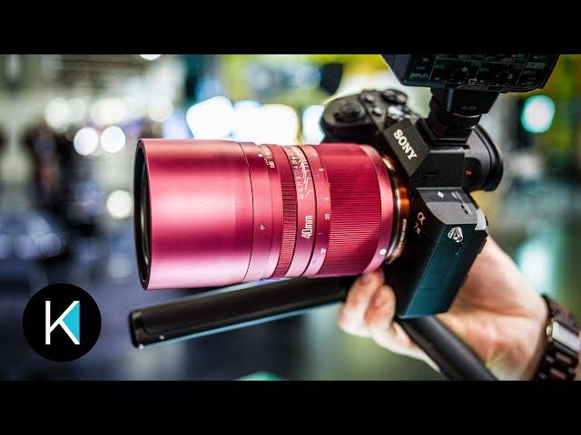 WORLD'S FASTEST LENS! F/0.85 KIPON 40MM! (Photokina 2018)