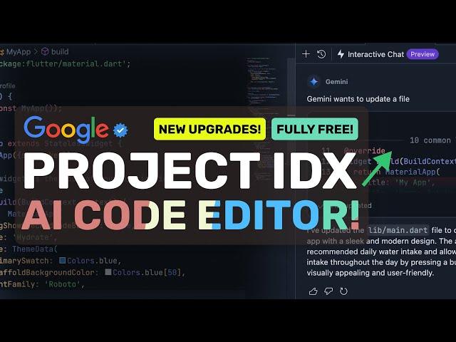 Google's Project IDX (Agent Mode) : This FREE AI Editor BEATS Cursor, V0 & BOLT!