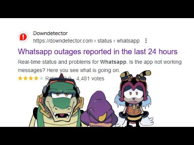 Team Chaotix VS Whatsapp Outage