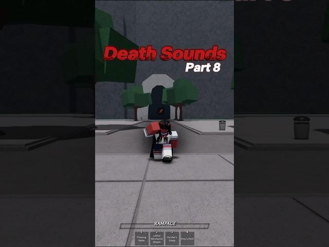 Death Sounds P8 || #deathsounds #roblox #tsbg #robloxstrongestbattlegrounds #onepunchman