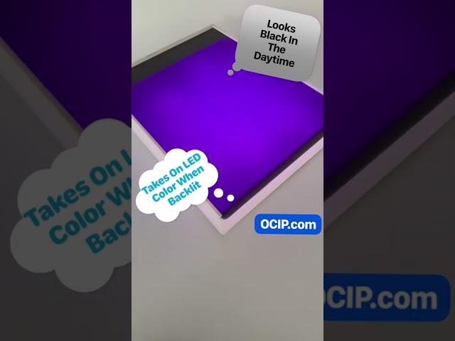 OCIP Distributes Chemcast Opti-K Black & LED acrylic sheet