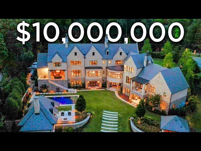 INSIDE a $9,250,000 Modern CASTLE | Atlanta Mega Mansion Tour