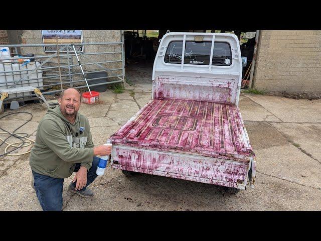 Heavy Fallout DeRusting on Rare Japanese Kei Truck @RickTheSpud