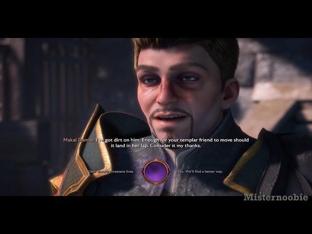 Dragon Age Veilguard: Have a deal with Makal Damas | Cobbled Swan quest