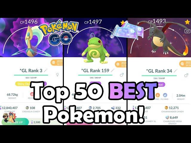 TOP 50 GREAT LEAGUE Pokémon To ELITE TM In Pokémon GO! (2024)