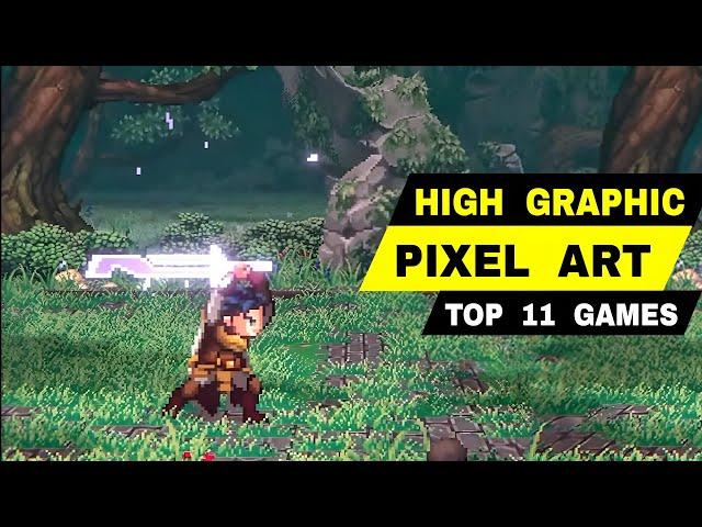 Top 11 Best HIGH GRAPHICS PIXEL ART Games RPG & MMORPG games pixel art for android iOS