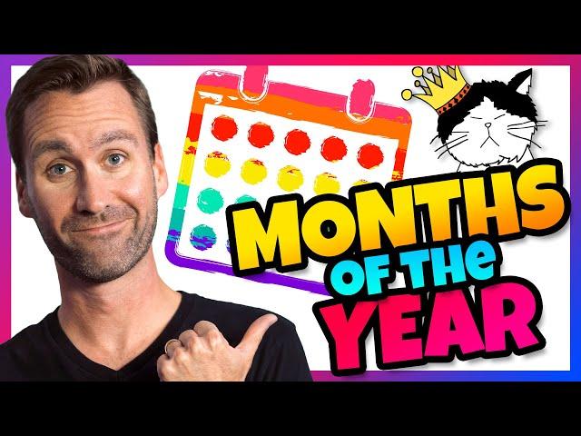 ️ Months of the Year Song! | Mooseclumps | Kids Learning Songs and Brain Breaks