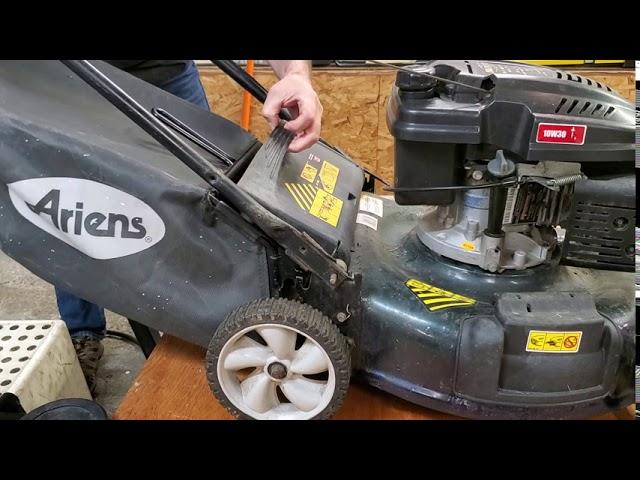 Aries lawn mower bag on a YardWorks  #Frugal With John