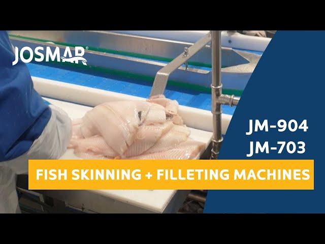 JOSMAR: Flatfish filleting & fillet skinning line