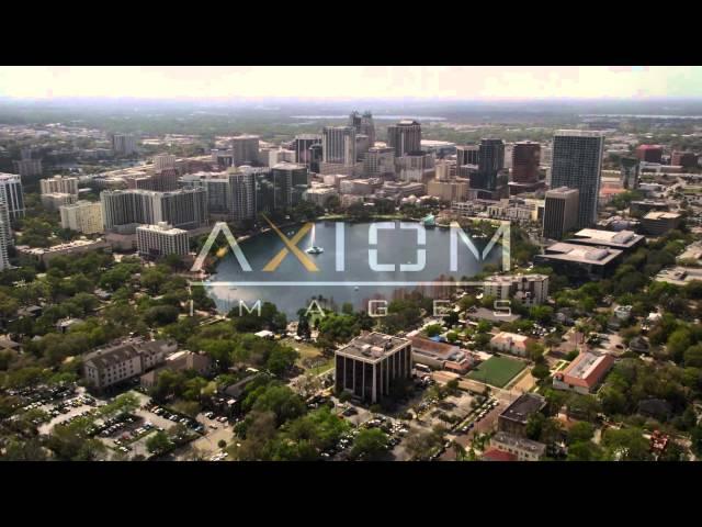 Downtown Orlando Aerial Stock Footage Videos | AX34_086