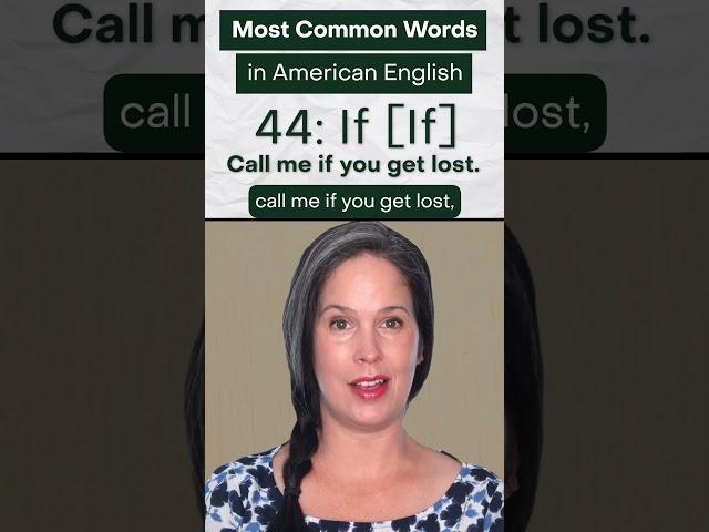 Most Common Words: IF (#42) 