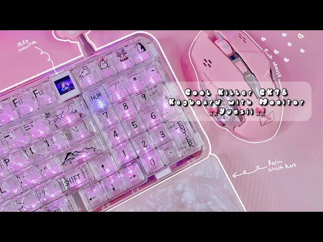 Unboxing Keyboard with Mini Display | CoolKiller CK98 | Keyboard w/ Gif So Kawaii  Yunzii