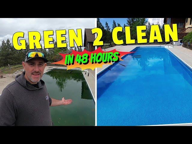 How to Clean a Green Pool Fast: Cleaning Pool: Cloudy Pool Cleaning: Satisfying Pool Cleaning