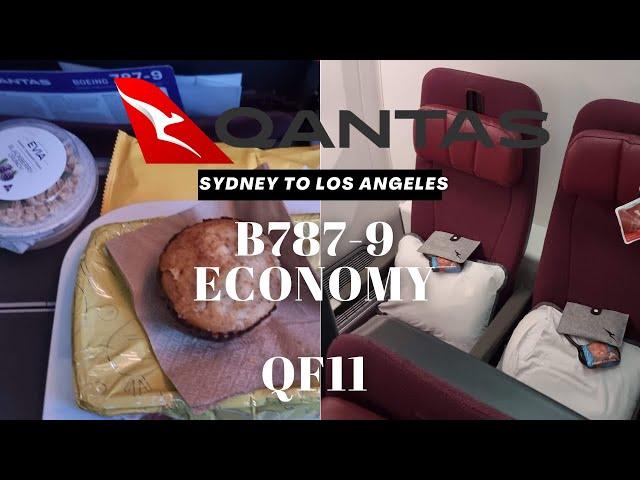 Qantas B787-9️ Sydney to Los Angeles QF11 Economy Class