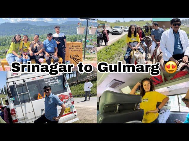 Srinagar to Gulmarg | Hum horse par gaye  | Vishakha Nandal Vlogs