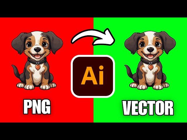 How To Convert PNG File to Vector in Adobe Illustrator