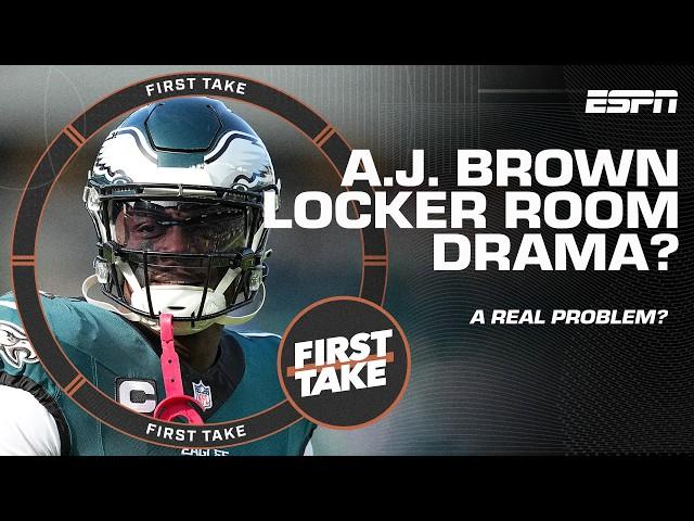 'I'M TIRED OF A.J. BROWN' ️ Mad Dog SOUNDS OFF on Eagles' locker room drama  | First Take