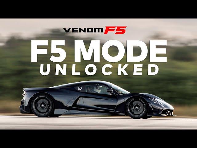 Venom F5 Roars During High-Speed Testing