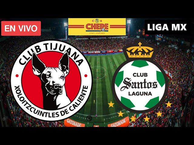 TIJUANA VS SANTOS EN VIVO Jornada 8 Liga MX apertura 2024