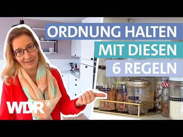 Raus aus dem Chaos: 6 Tipps für ein ordentliches Zuhause | Haushalts-Check | WDR